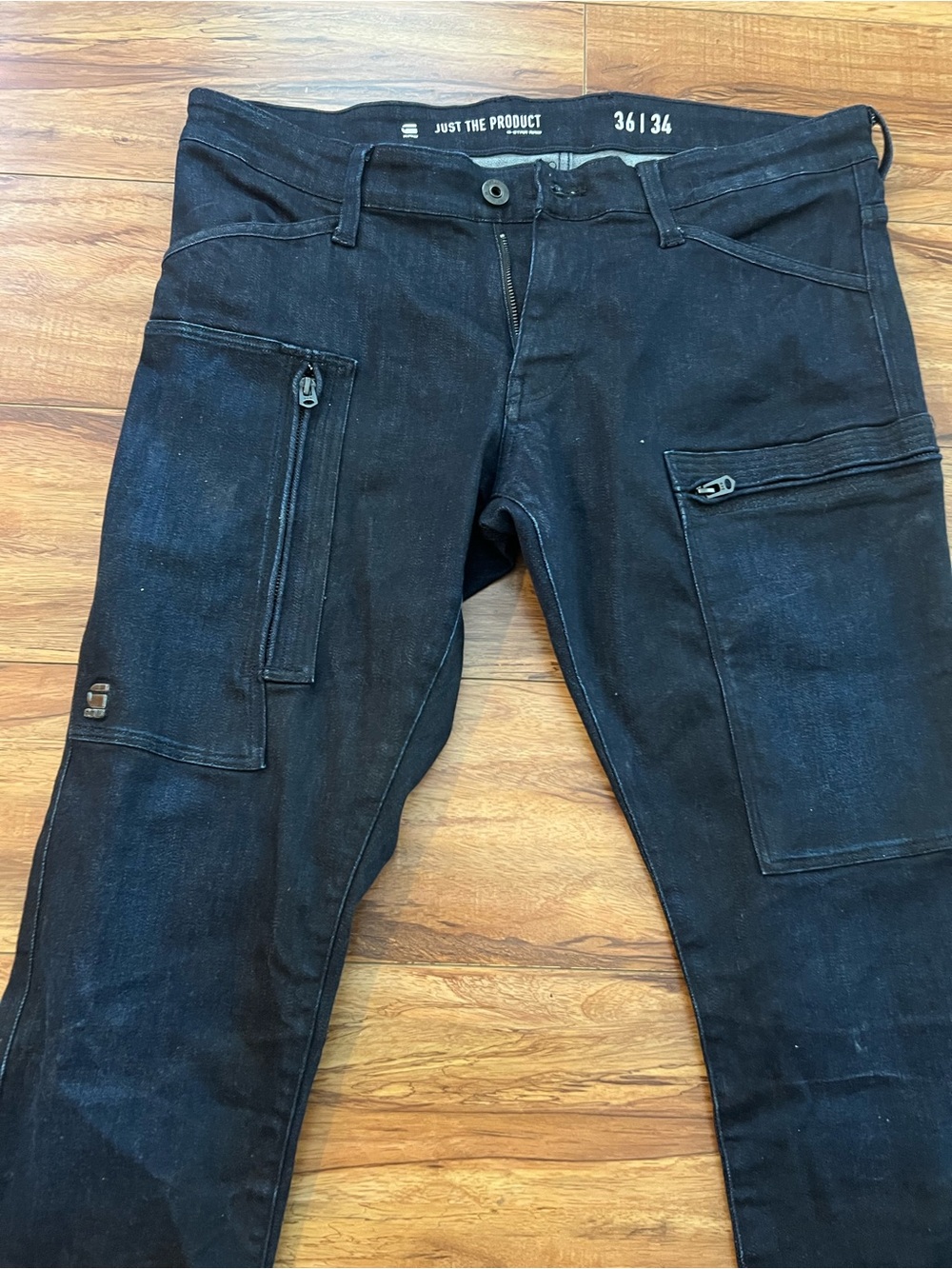 Blue G star 7 pocket jeans